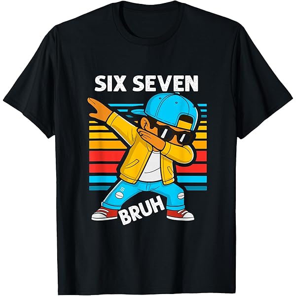 Amazon.com: Bruh 67 Six Seven 6-7 Funny Brainrot Meme for Kids